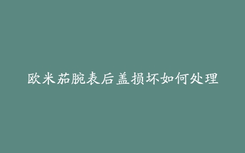 欧米茄腕表后盖损坏如何处理