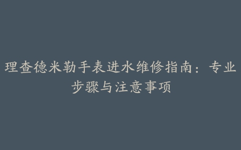 理查德米勒手表进水维修指南：专业步骤与注意事项